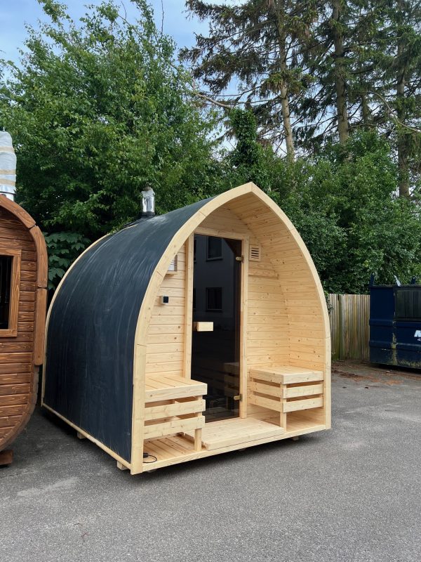 2,5m IGLU træfyret sauna