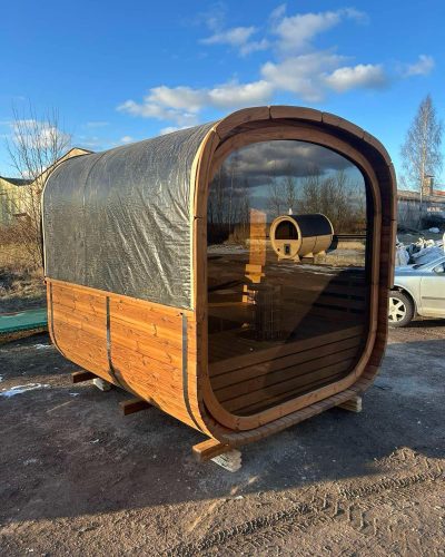 2.5m POD sauna i termotræ