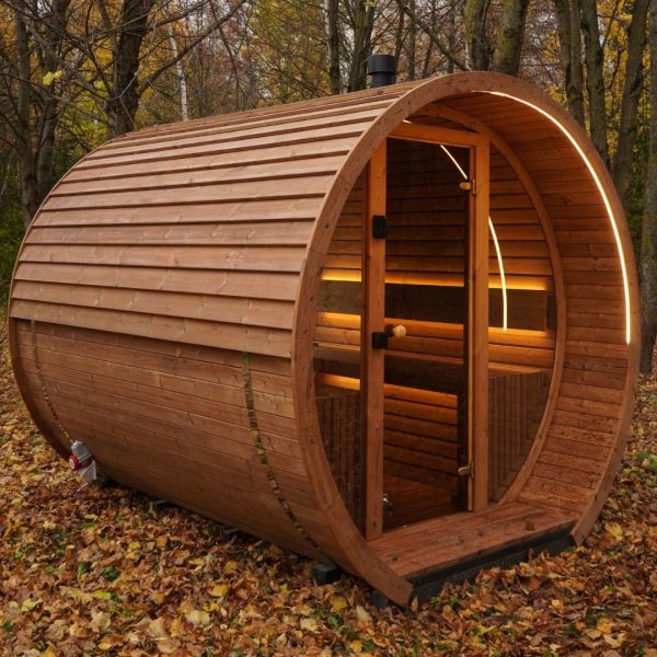 2.6m TØNDE UNIKA sauna